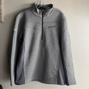 Spyder full zip jacket company logo